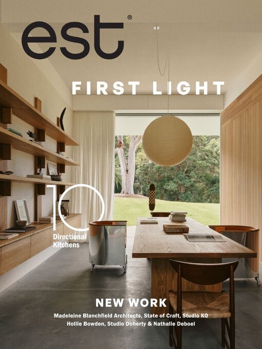 Cover image for est living magazine